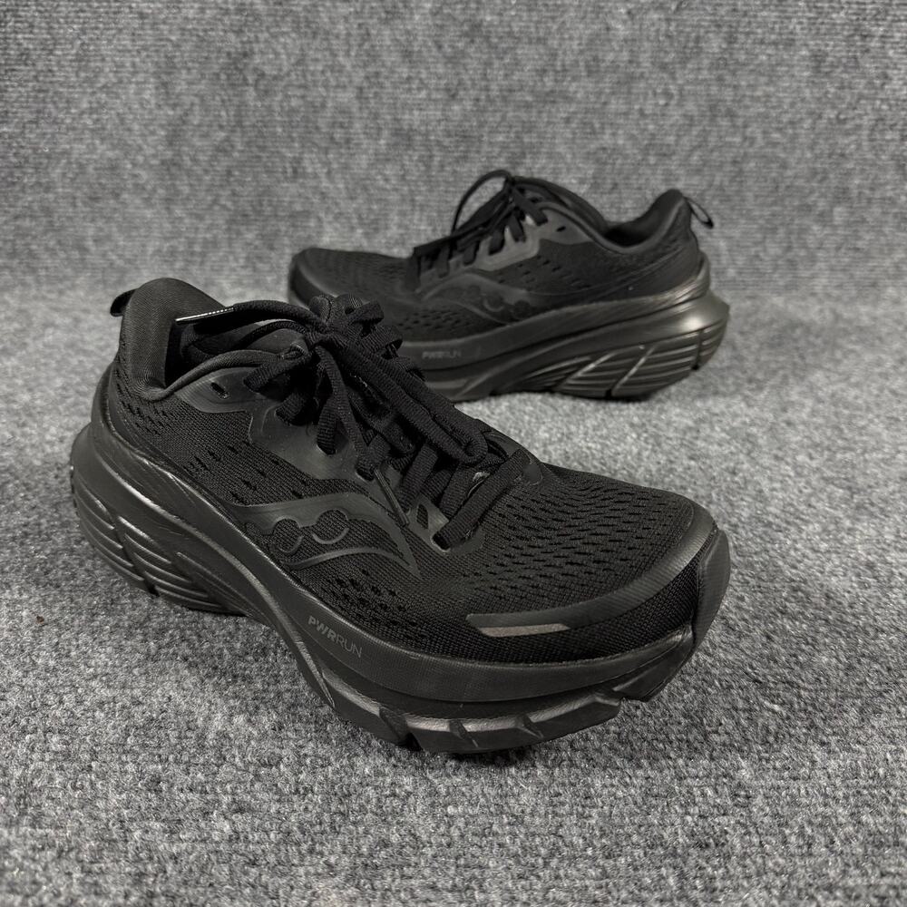 Saucony Guide 18 Women's Running Shoes Black PWRRUN CenterPath Mesh US 6